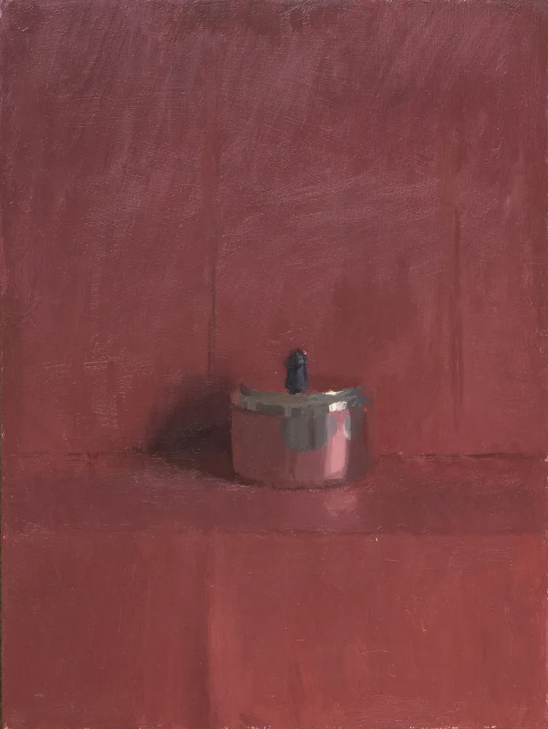 Madrid Silver, 2017. Oil on panel, 40 × 30 cm.