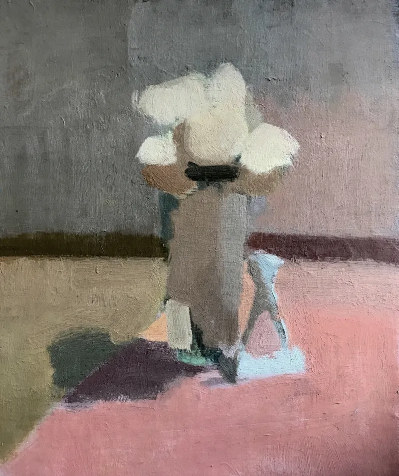 Outdoor Still Life, 2016. Oil on linen panel, 40 × 30 cm.